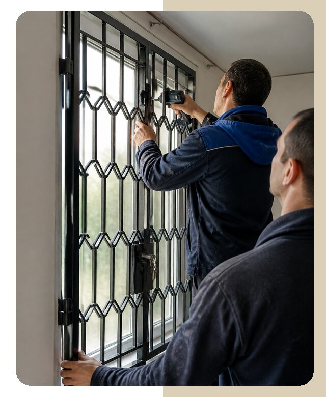 Установка распашных решеток в Североморске цена от 6953 р. | ДвериЛегко-Свм