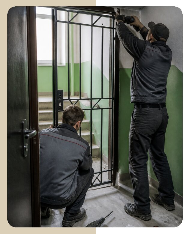 Установка тамбурной решетки под ключ с гарантией в Североморске