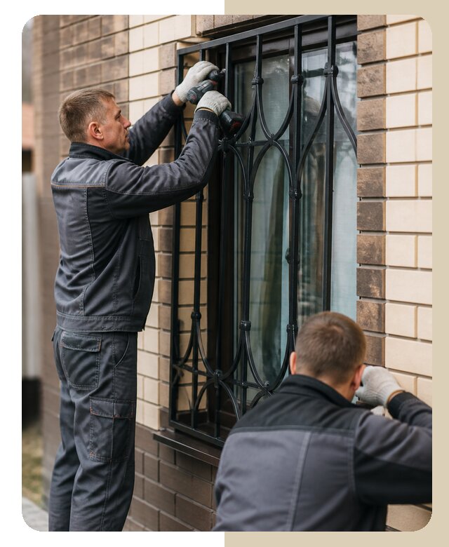 Установка решеток в дом в Североморске по цене от 3744 р. | ДвериЛегко-Свм